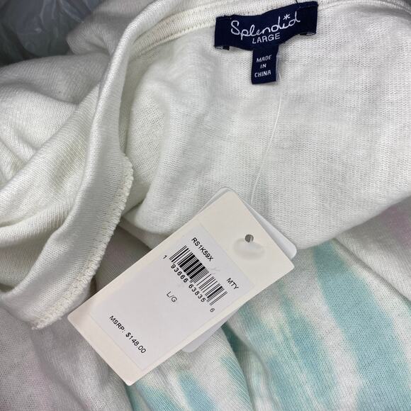 Splendid tie dye long sleeve sweater top - Picture 6 of 7